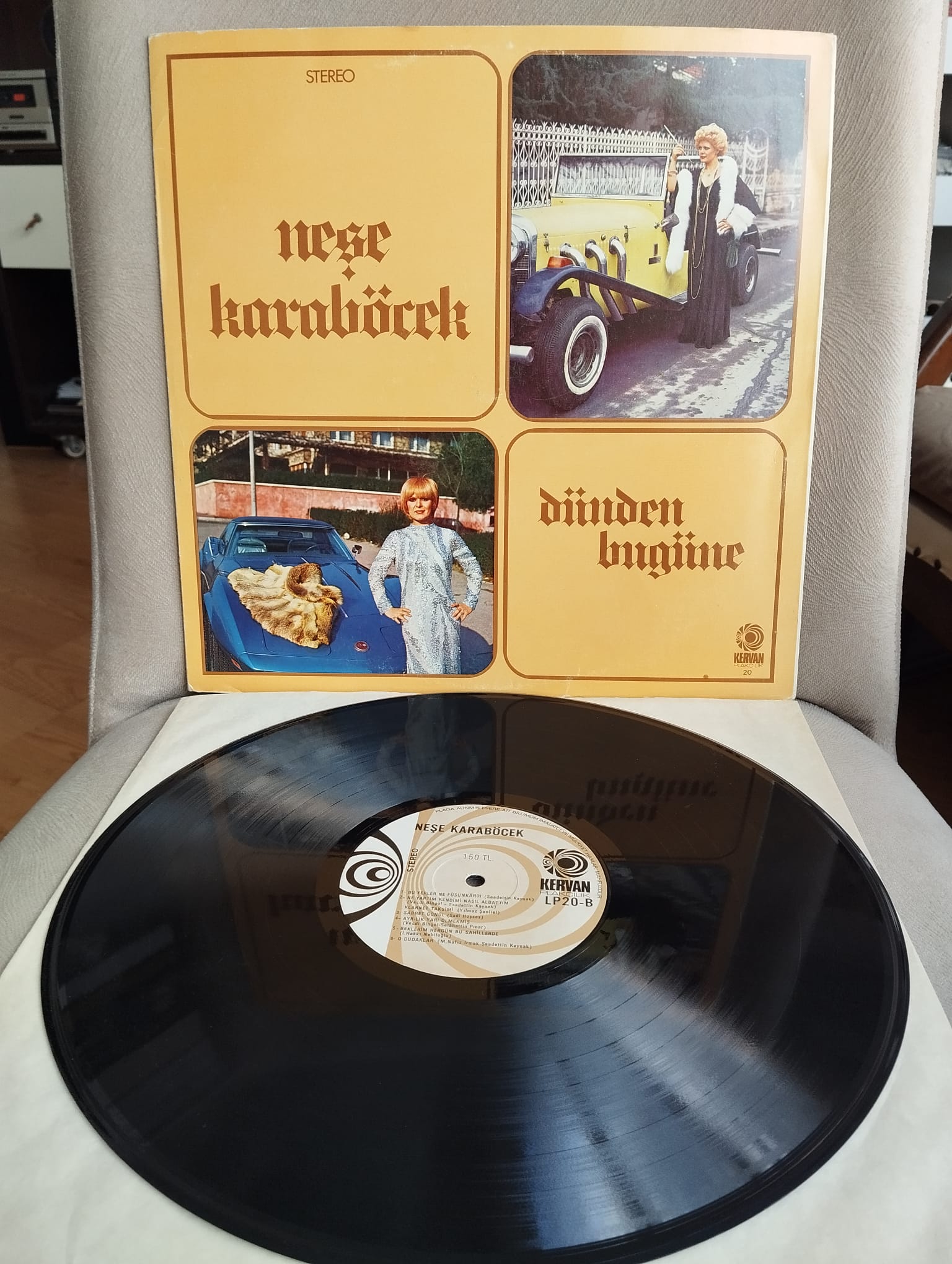 Neşe Karaböcek – Dünden Bugüne - 1977 Türkiye Basım 33 Lük LP Plak-2.EL