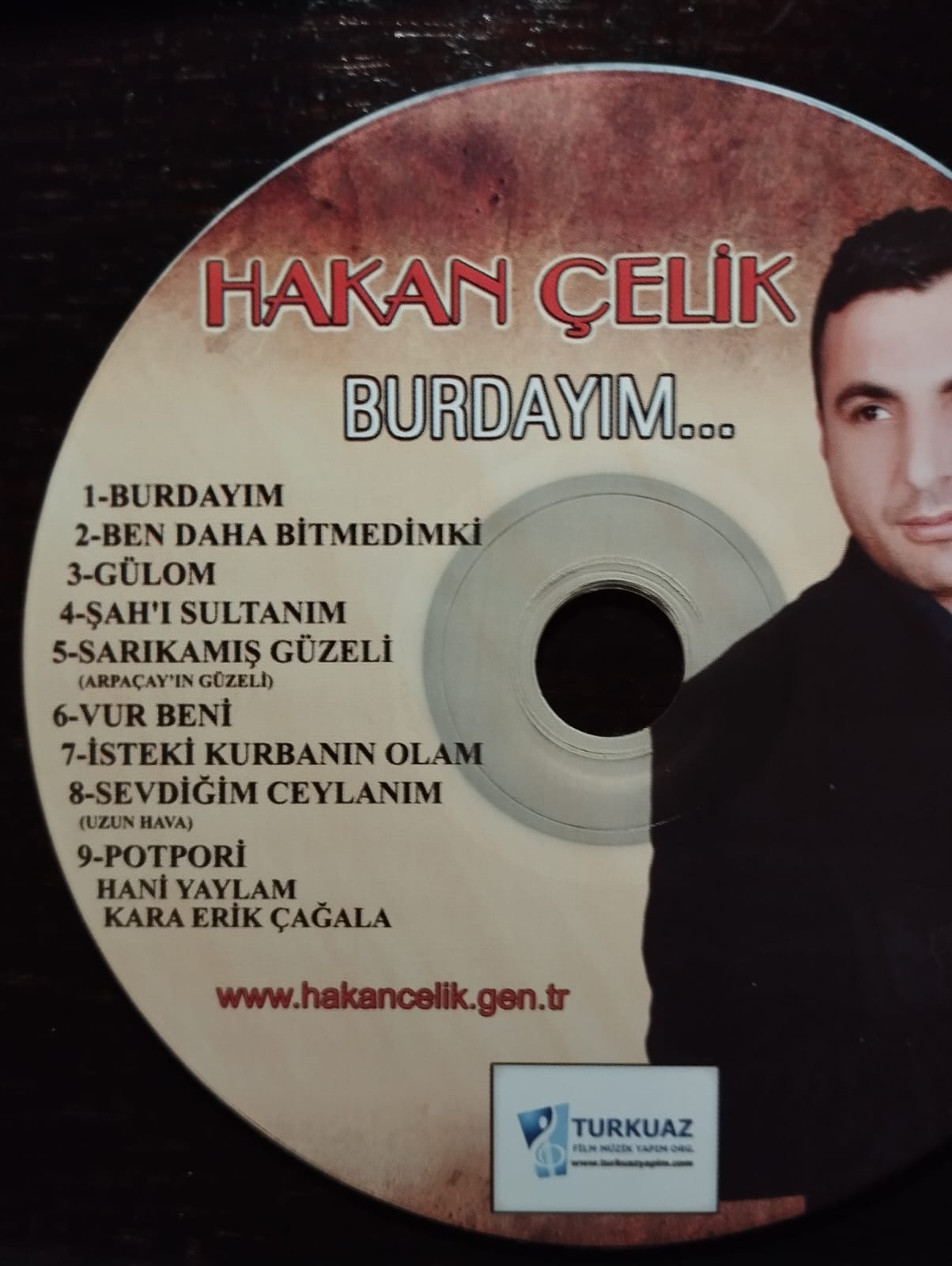 Hakan Çelik / Burdayım - Türkiye Basım 2. El CD Albüm