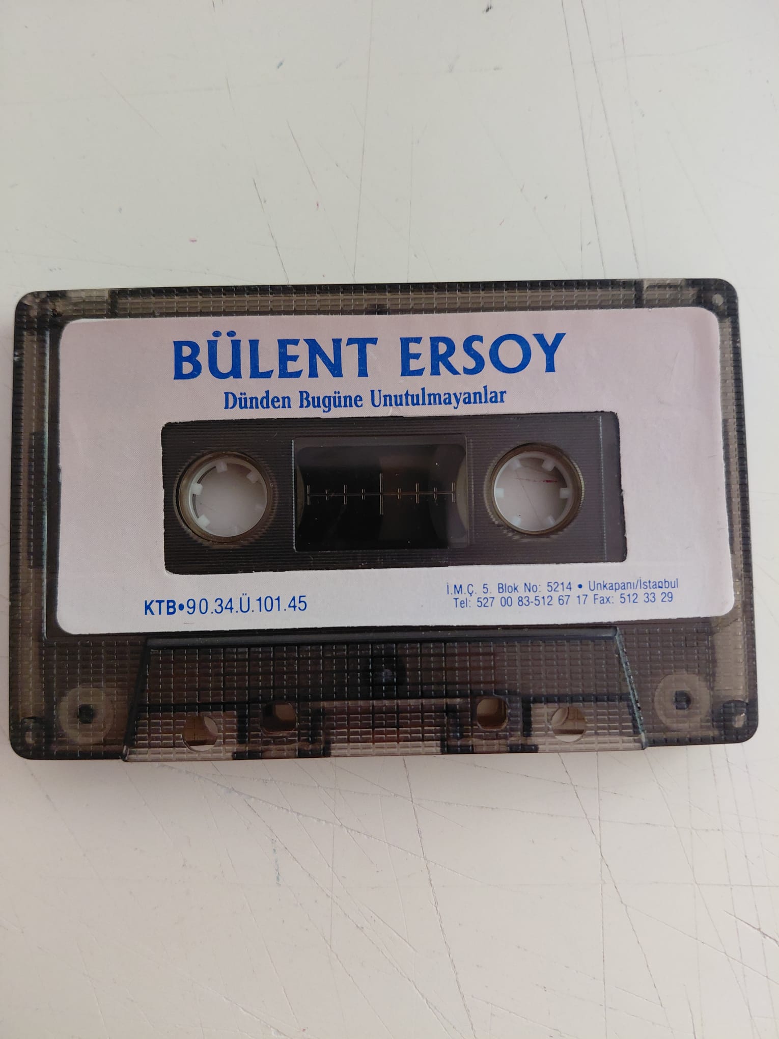 Bülent Ersoy – Dünden Bugüne Unutulmayanlar - 1990 Türkiye Basım Kaset-2.EL