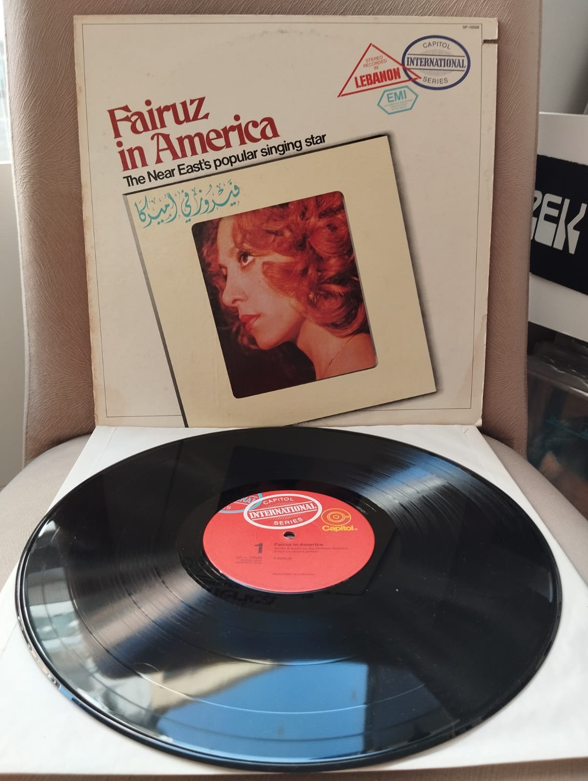 FAIRUZ  -   Fairuz In America - 1973 Amerika Basım 33 lük LP Plak-2.el