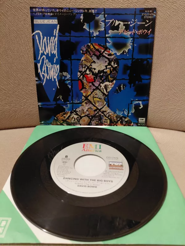 David Bowie  ‎– Blue Jean  - 1984  Japonya Basım 45lik Plak-2.el