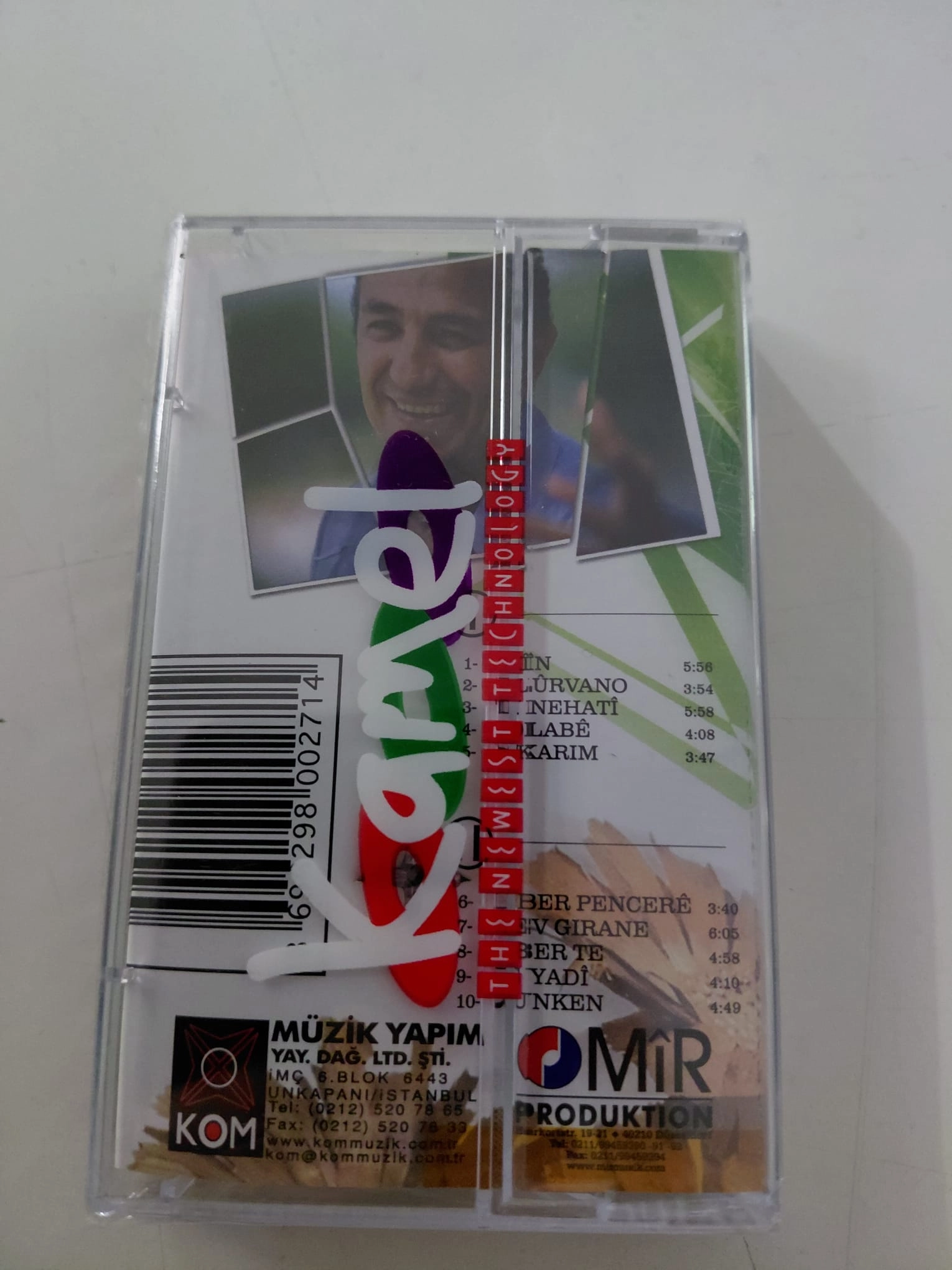 Xero Abbas - Axin -  Türkiye  Basım Kaset Albüm /Açılmamış Ambalajlı (Kürtçe)