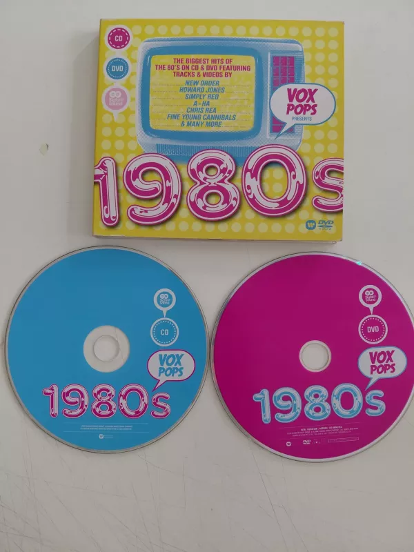 Vox Pops Presents 1980s ( Communards, Howard Jones...) - CD Albüm+DVD-Video -2.el