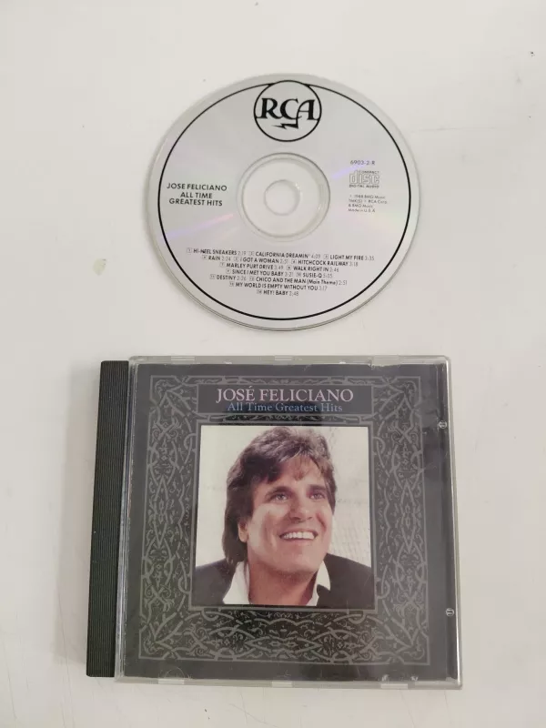 José Feliciano – All Time Greatest Hits -  USA Basım - CD Albüm-2.el
