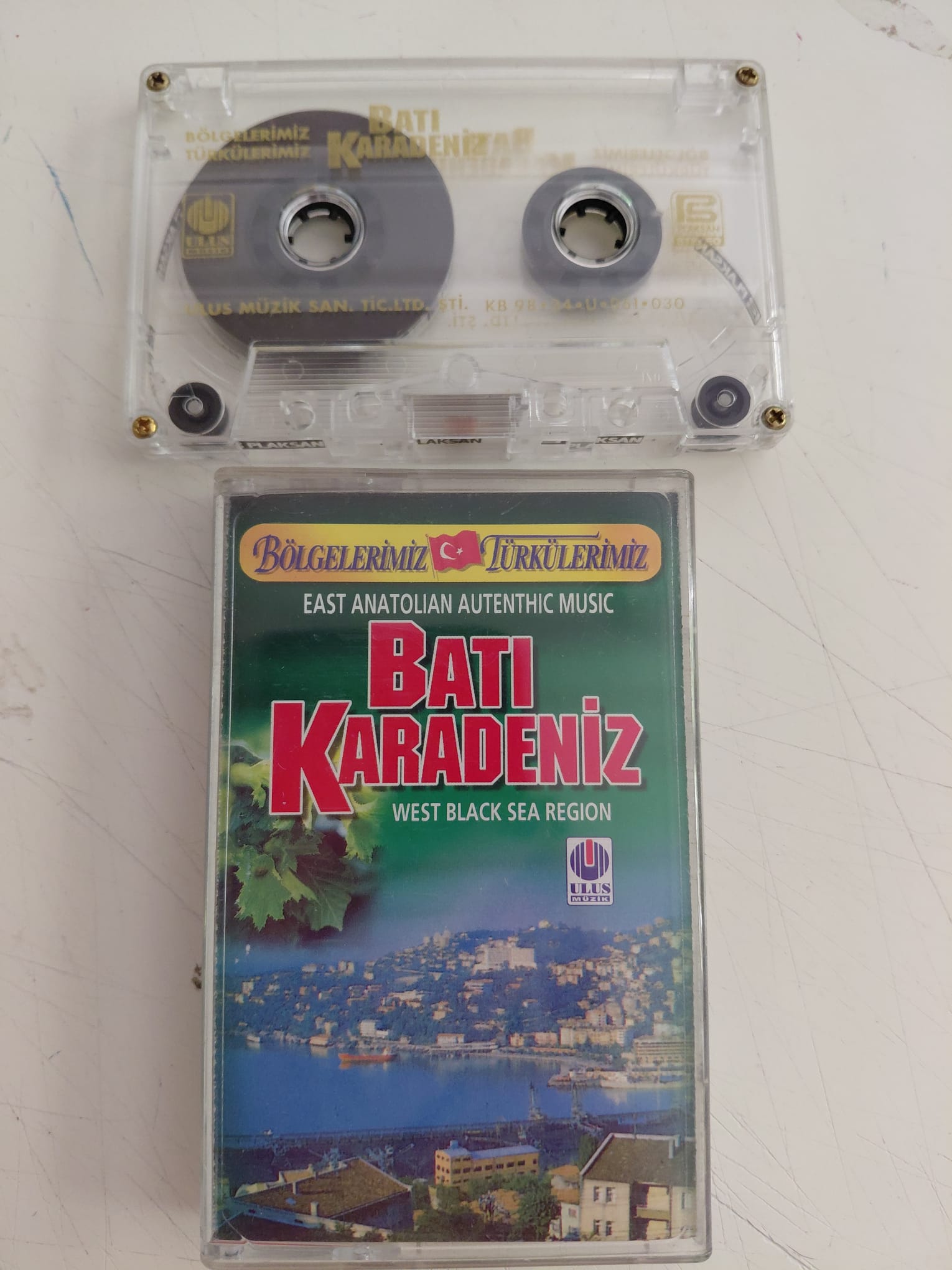 Batı Karadeniz – Bölgelerimiz Türkülerimiz -  1998 Türkiye Basım Kaset-2.EL