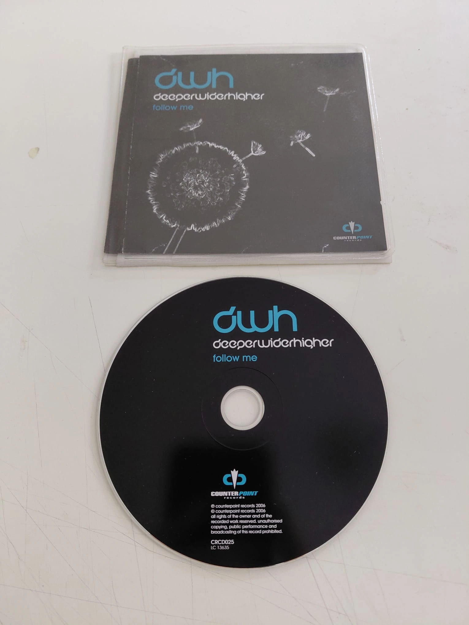 DWH – Follow Me – 2006  İngiltere Basım - CD Albüm-2.el