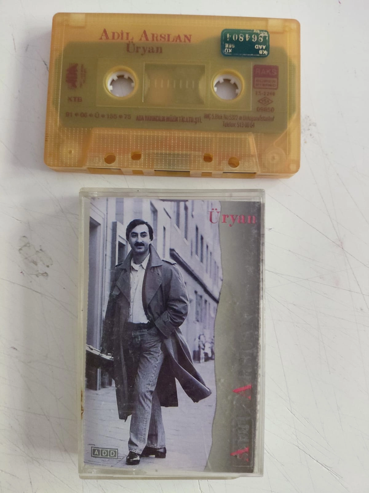 Adil Arslan – Üryan -  1991 Türkiye Basım Kaset Albüm-2.el