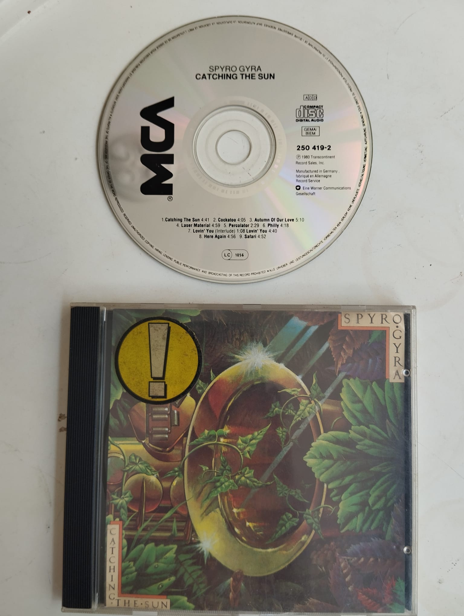Spyro Gyra – Catching The Sun - Almanya Basım - 2. El CD Albüm