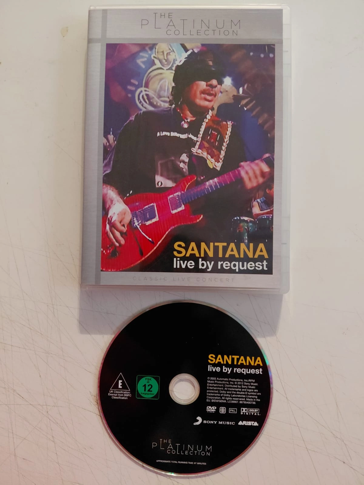 Santana  –  Live By Request - 2001 Avrupa Basım - DVD, DVD-Video-2.el