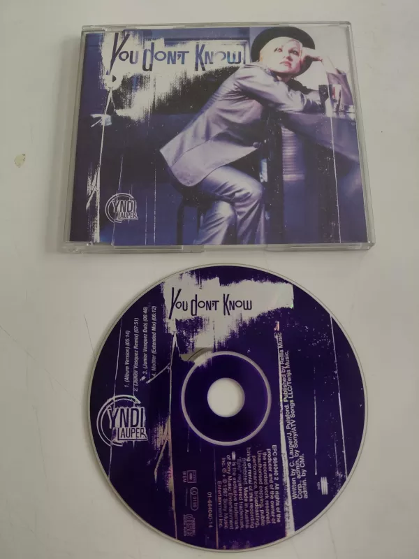 Cyndi Lauper  –  You Don’t Know  - 1997  Avrupa Basım -  CD, Maxi-Single-2.el