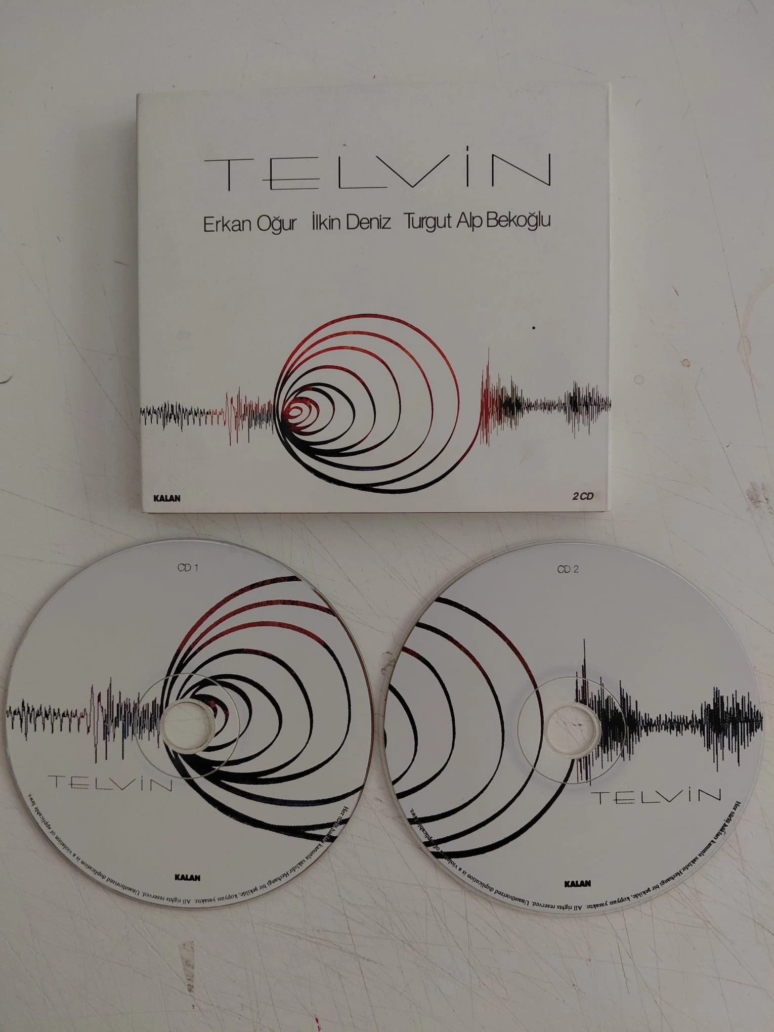 Telvin - Erkan Oğur /İlkin Deniz/ Turgut Alp Bekoğlu - 2006 Türkiye Basım 2xCD Albüm-2.el