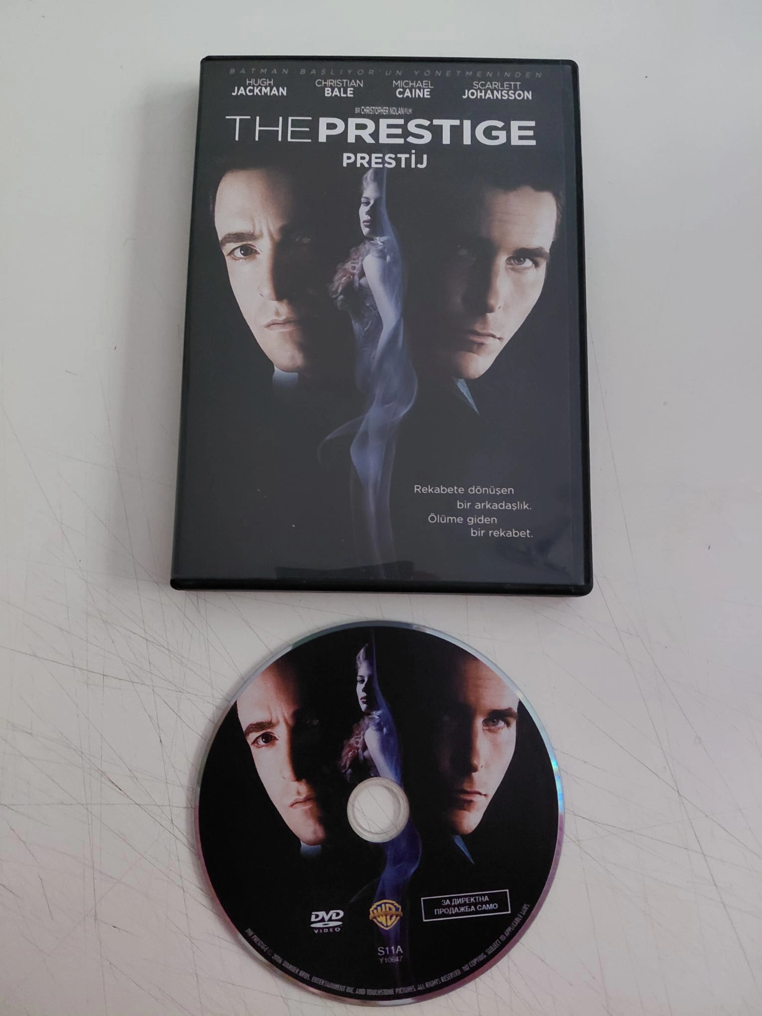 The Prestige  (Prestij)  -  Christian Bale / Hugh Jackman,  -  DVD Film-2.el