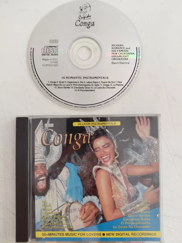Richard Romance A –  Conga -  1990  Avrupa Basım Albüm-2.el