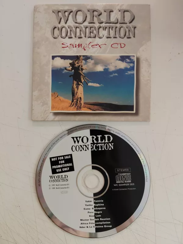World Connection  Sampler  Cd - 2000 Fransa Basım  CD Albüm ,Promo-2.El