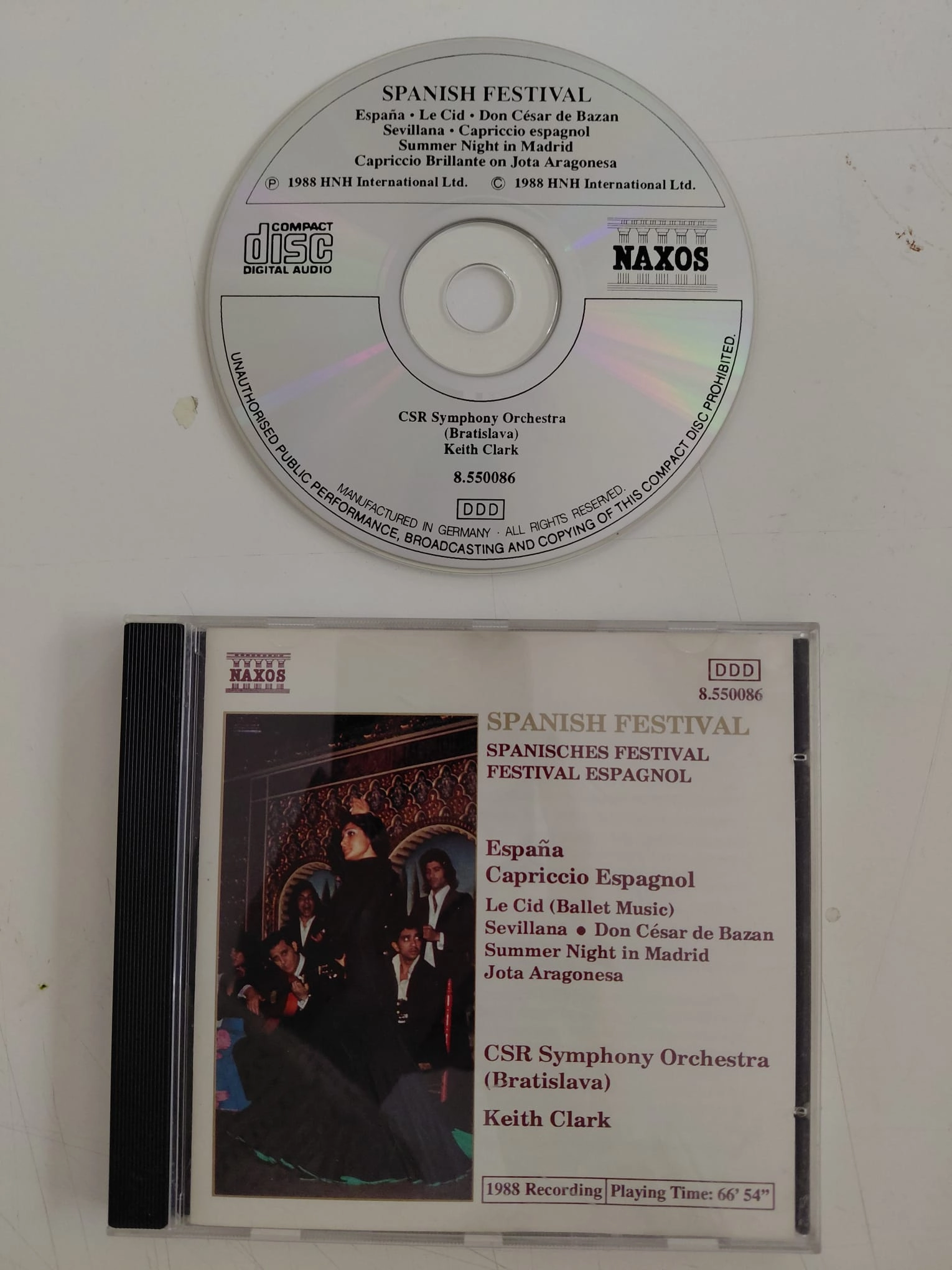 CSR Symphony Orchestra (Bratislava), Keith Clark – Spanish Festival  - CD Albüm-2.el