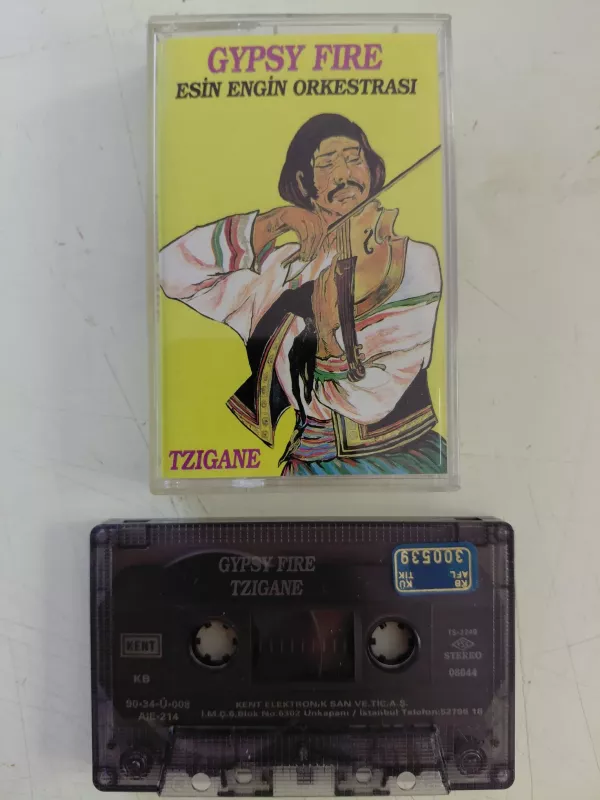 Esin Engin Orkestrası – Gypsy Fire - 1990 Türkiye Basım Kaset Albüm-2.el