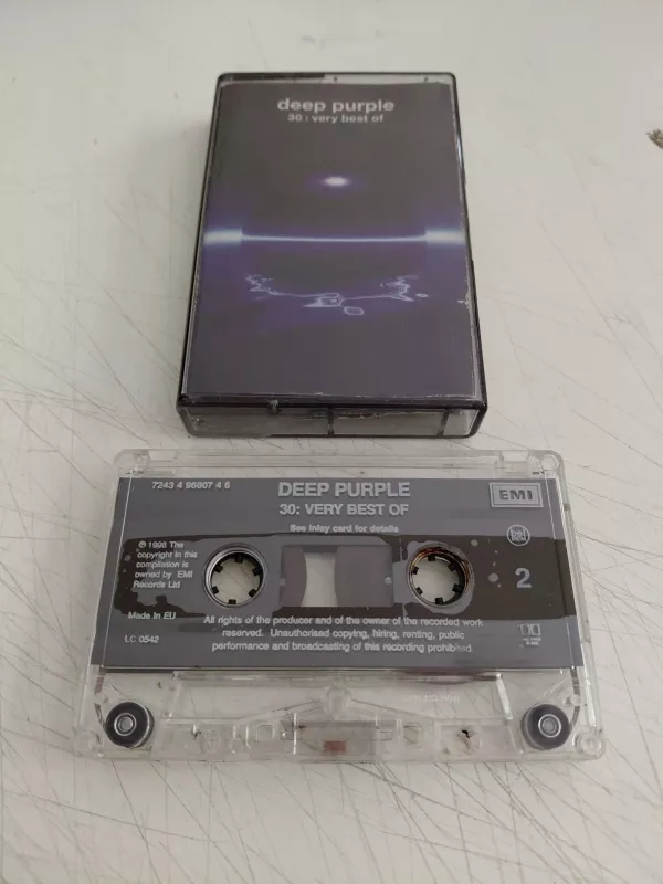 Deep Purple – 30: Very Best Of -  1998 Avrupa  Basım Kaset-2.el