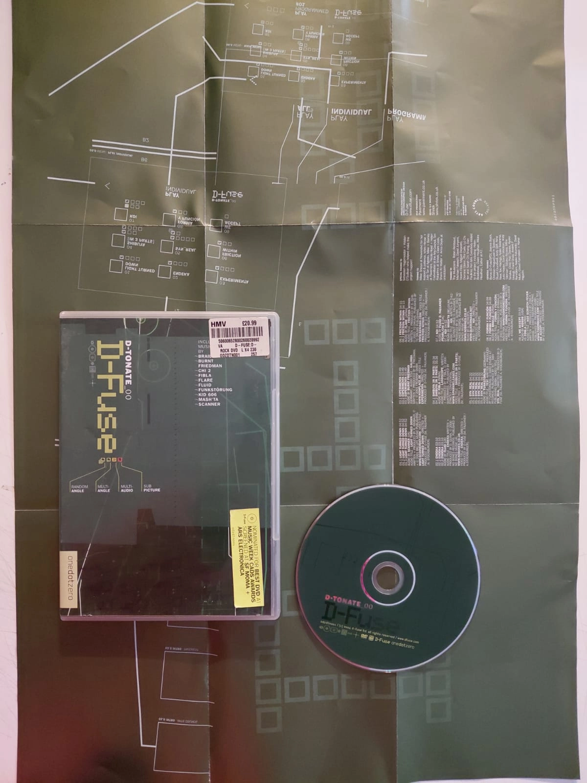 D-Fuse – D-Tonate_00 - 2004 İngiltere Basım - DVD, DVD-Video /Posterli-2.el