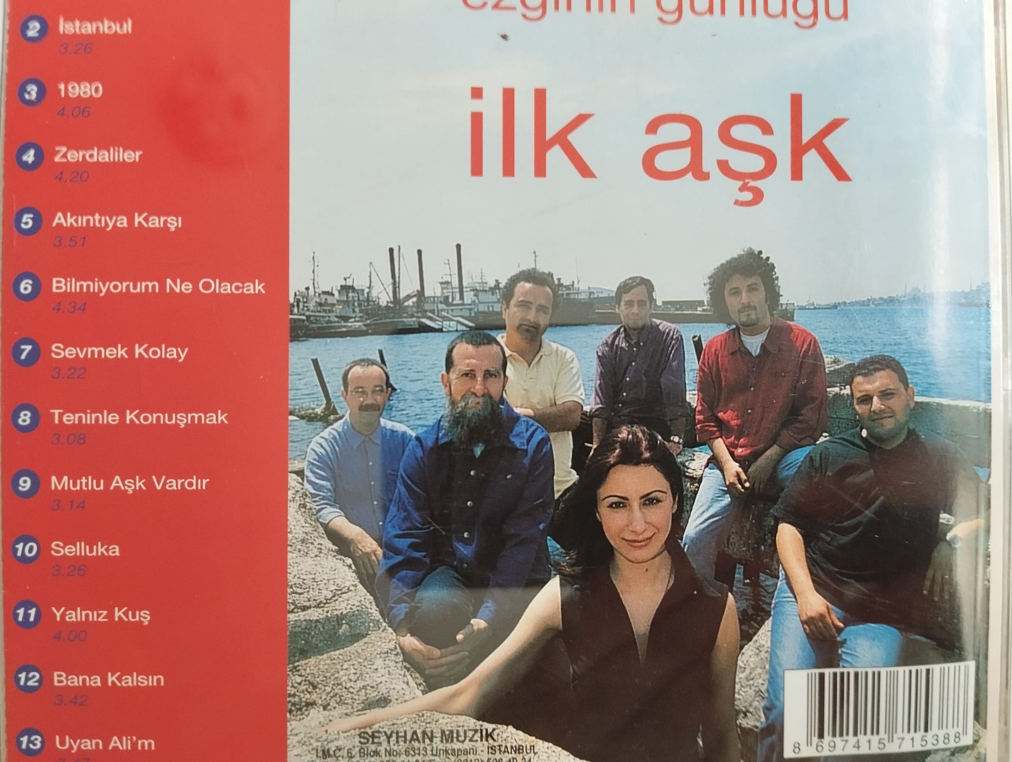 Ezginin Günlüğü ‎– İlk Aşk -  2003 Türkiye  Basım  2. El  CD Albüm