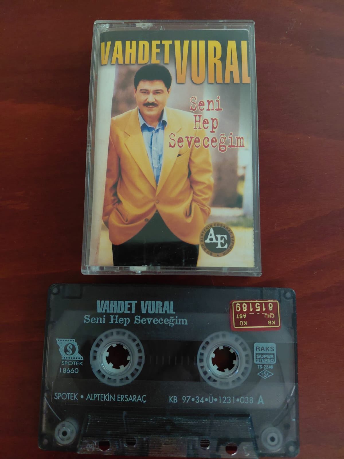 Vahdet Vural  – Seni Hep Seveceğim  - 1997 Türkiye Basım Kaset Albüm-2.el