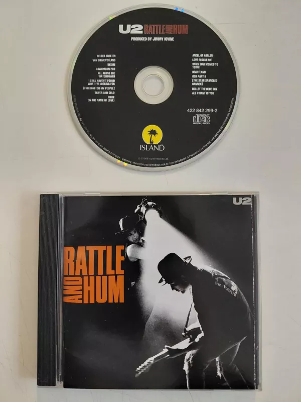 U2 – Rattle And Hum - 1988 Avrupa Basım - CD Albüm-2.el
