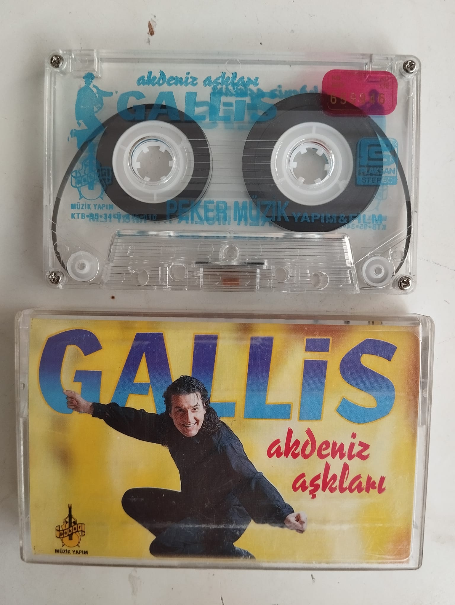 Gallis – Akdeniz Aşkları  -  1995 Türkiye Basım Kaset Albüm -2.el