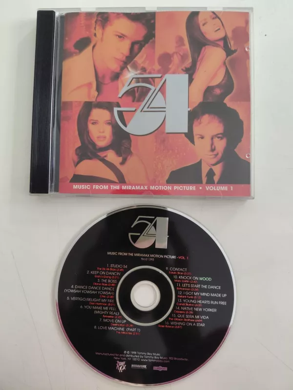 54 (The 54 Allstars ,Destination...) - Volume 1 (Soundtrack) - 1998 USA  Basım - CD Albüm-2.el
