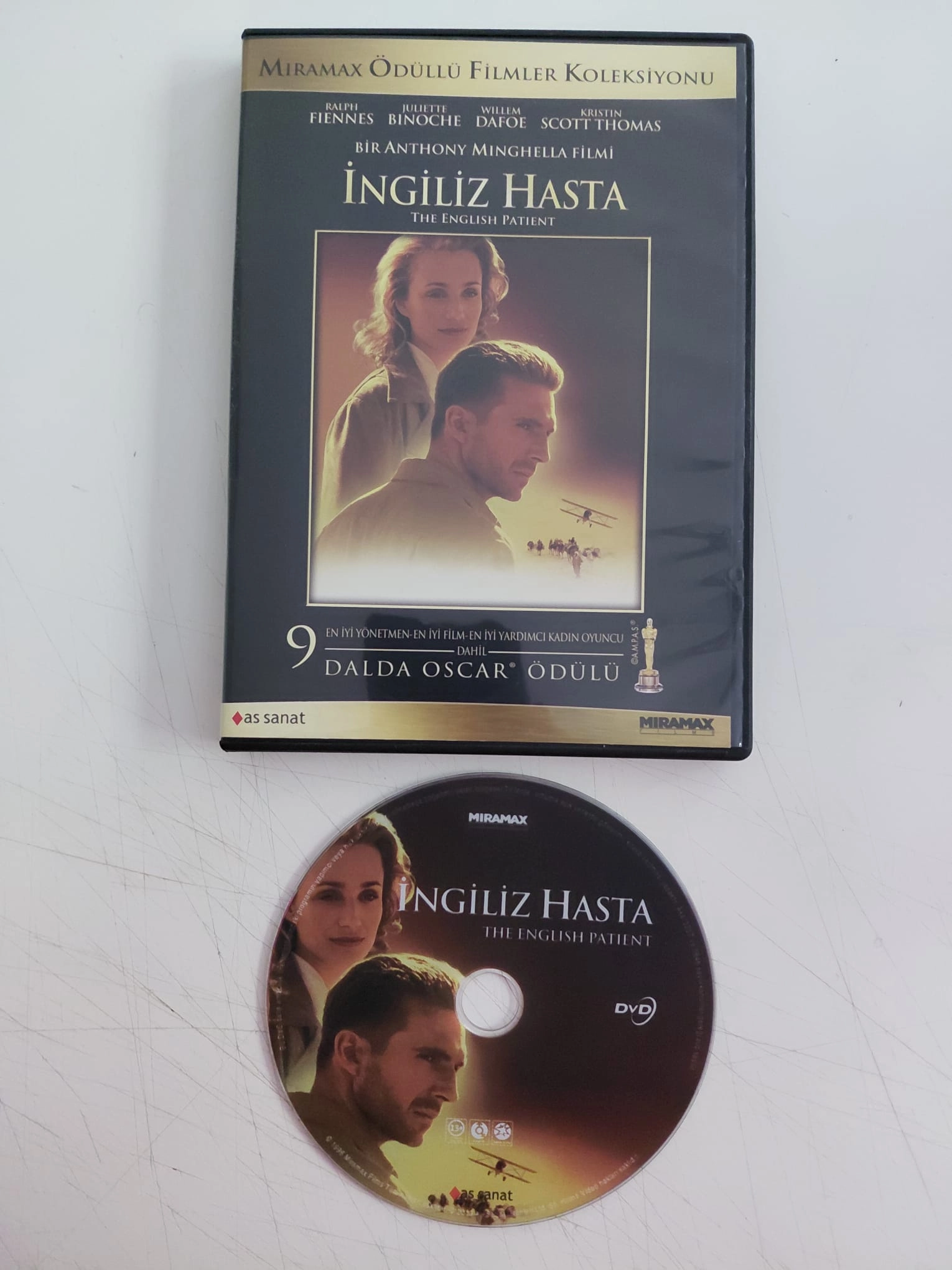 İngiliz Hasta ( The English Patient ) - Yön:Anthony Minghella -  DVD Film-2.el