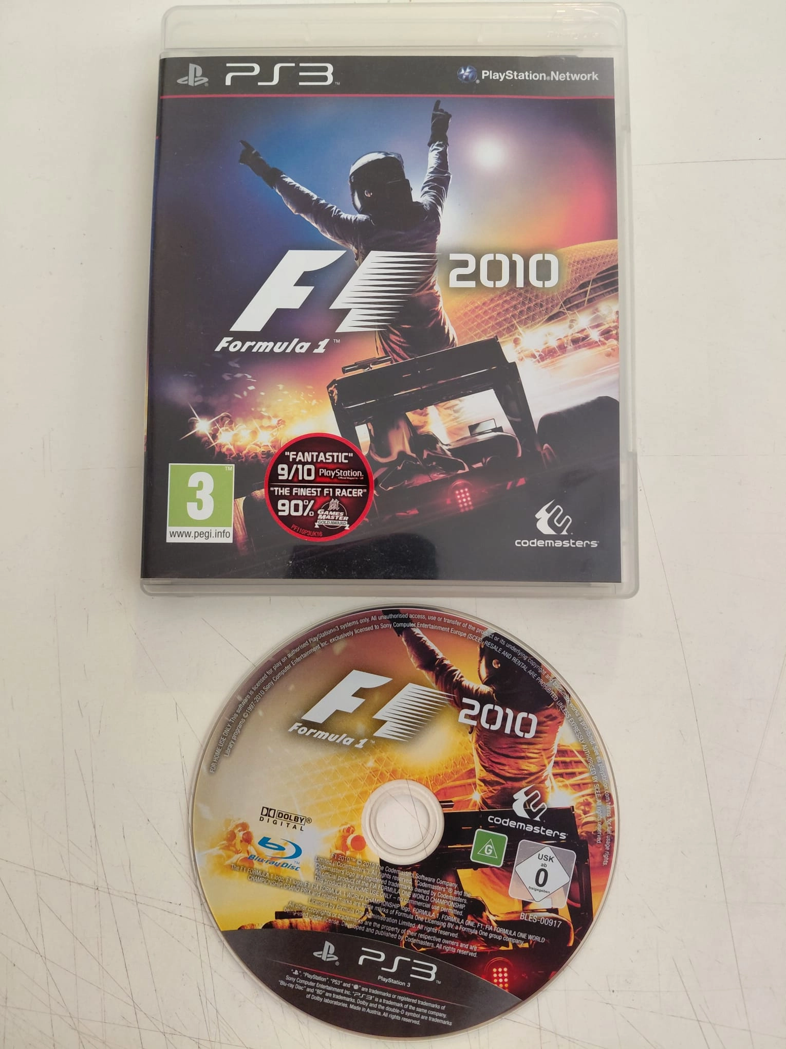 F1 ( FORMULA 1)  2010   -  PS3 ( Playstation 3 ) Oyun