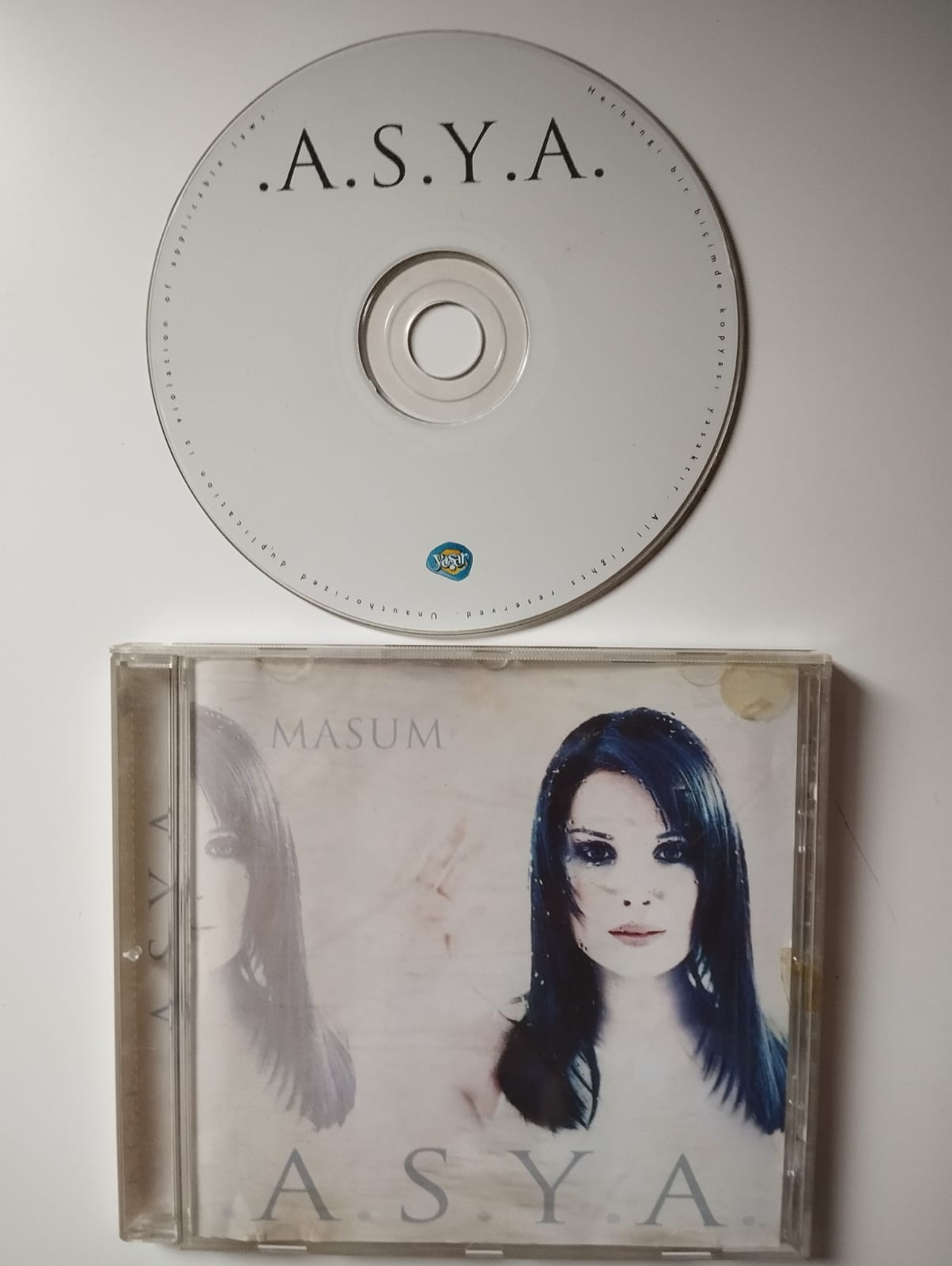 A.S.Y.A. – Masum - 1999 Türkiye Basım CD Albüm -2.El