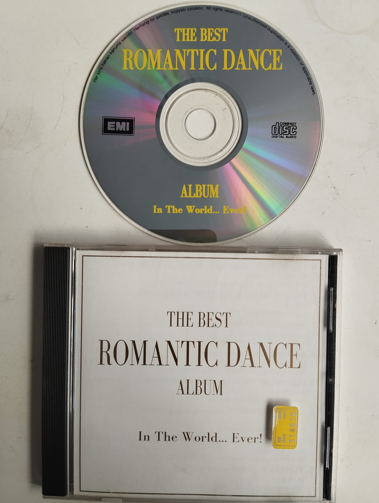 The Best Romantic Dance Album (Billy Ocean,roxette,Sinead O’Connor..) - Türkiye Basım - 2. El CD 