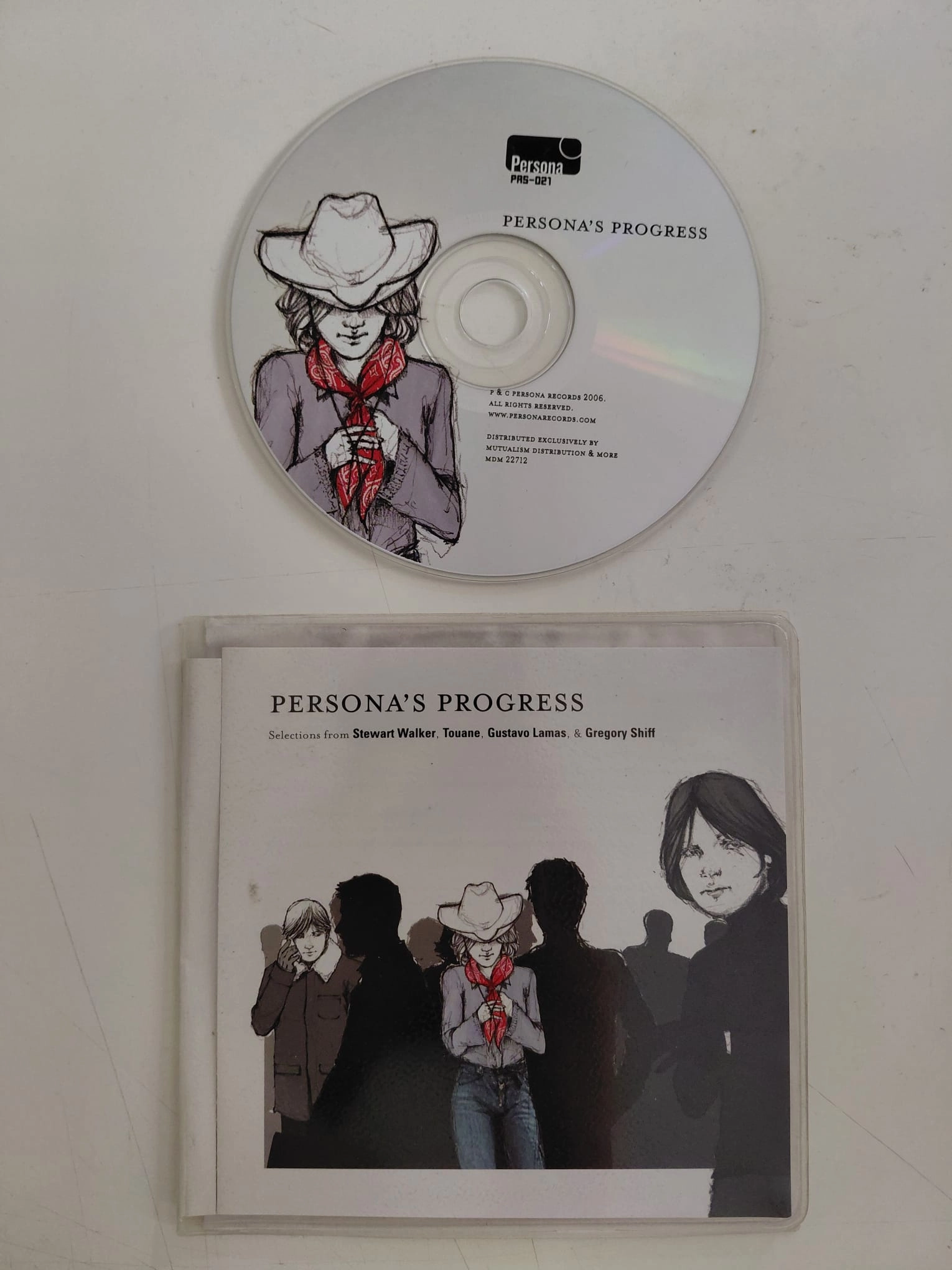 Persona’s Progress ( Stewart Walker ,Touane...) – 2006 Almanya Basım - CD Mixed-2.el