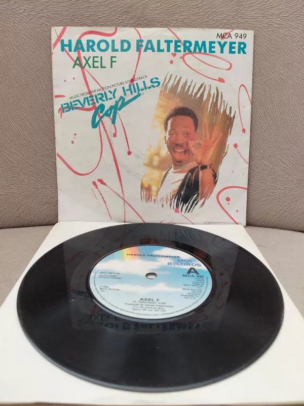 Harold Faltermeyer  – Axel F ( Soundtrack ) - 1984  ingiltere Basım 45’lik Plak-2.el