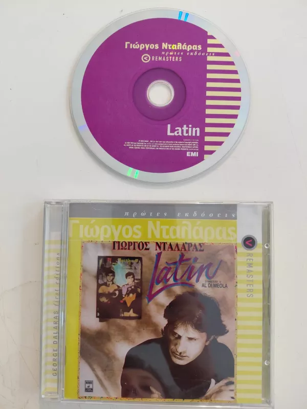 George Dalaras -  Latin –  2007 Türkiye Basım -  CD Albüm-2.el