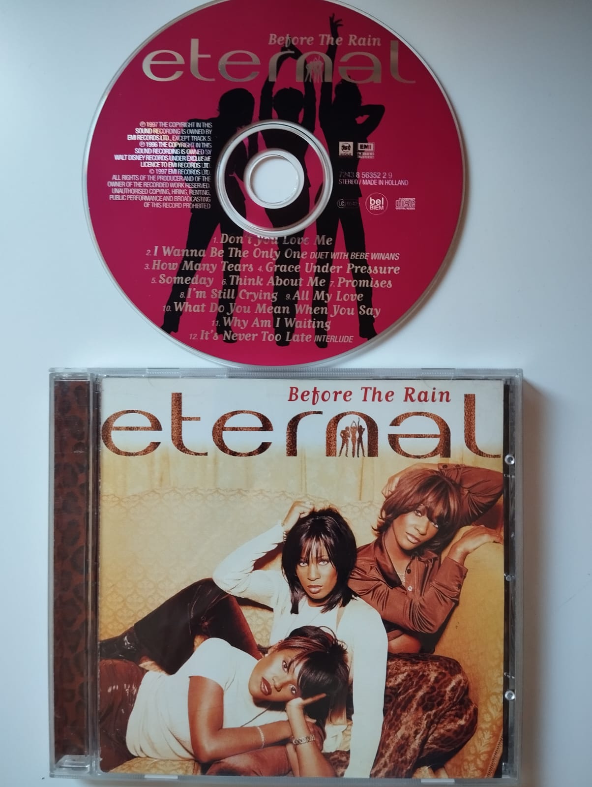 Eternal – Before The Rain - 1997 Avrupa Basım 2. El CD Albüm