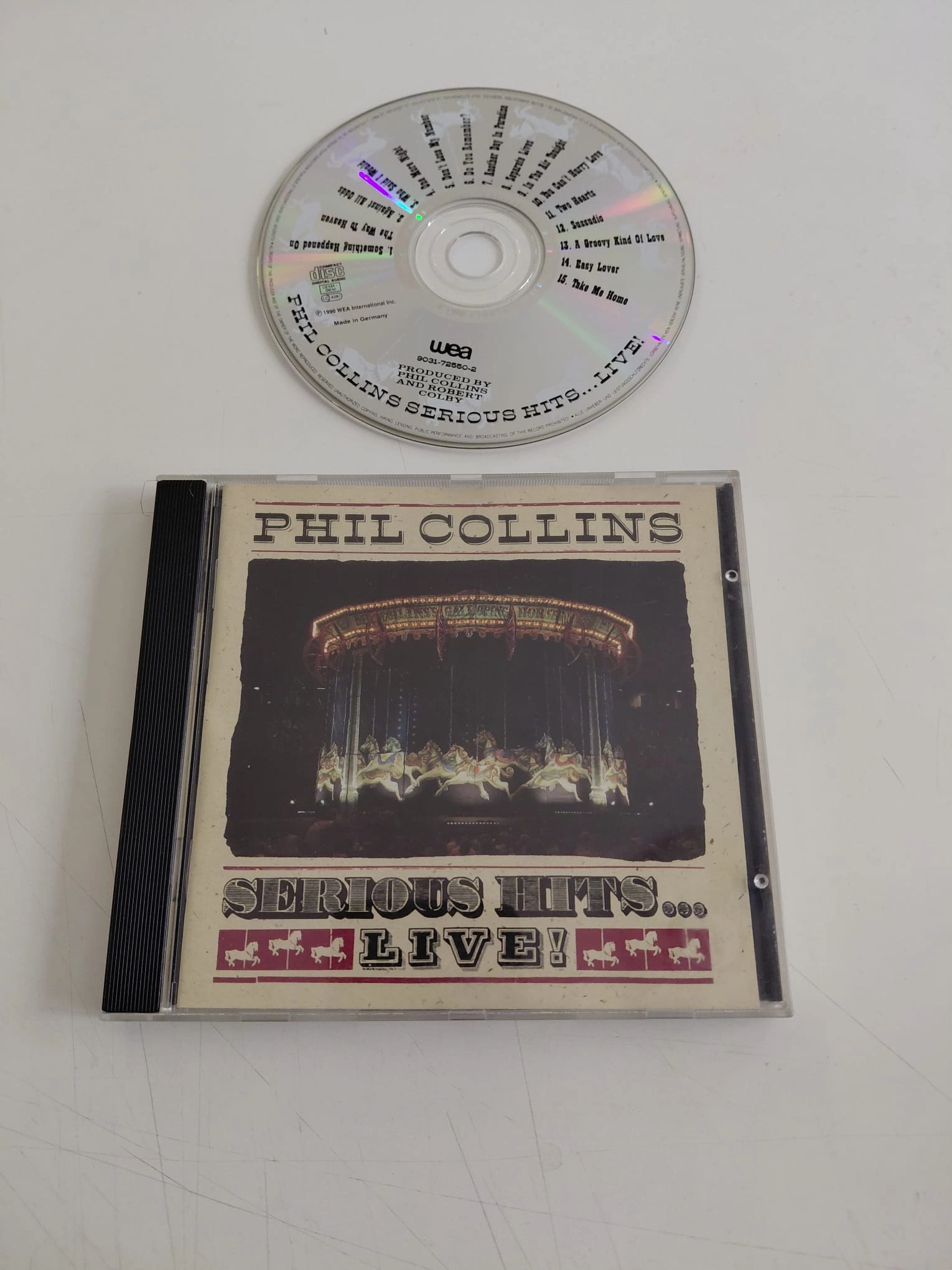 Phil Collins – Serious Hits...Live - 1990 Avrupa Basım - CD Albüm-2.el