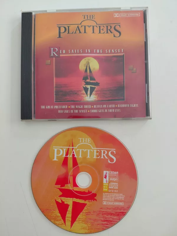 The Platters – Red Sails In The Sunset –  Avrupa Basım - CD Albüm-2.el