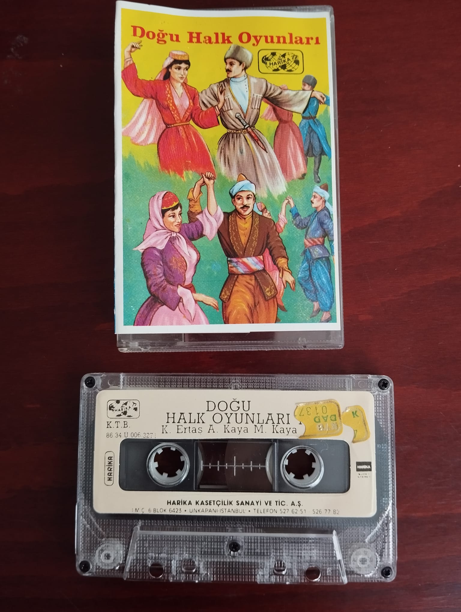 Doğu Halk Oyunları   - 1986  Türkiye Basım  Kaset Albüm -2.EL