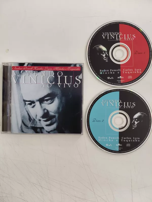 Baden Powell, Carlos Lyra, Miúcha E Toquinho – Vivendo Vinicius Ao Vivo – Vive La France - 2xCD 