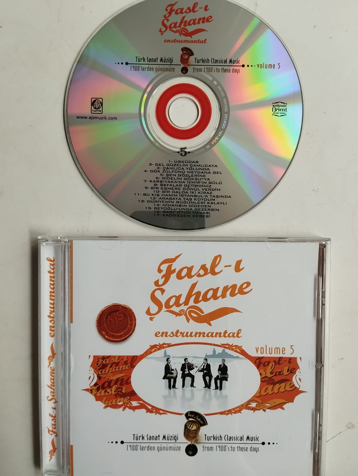 Fasl-ı Şahane – Enstrumantal - volume 5  -   2008 Türkiye Basım - 2. El CD Albüm