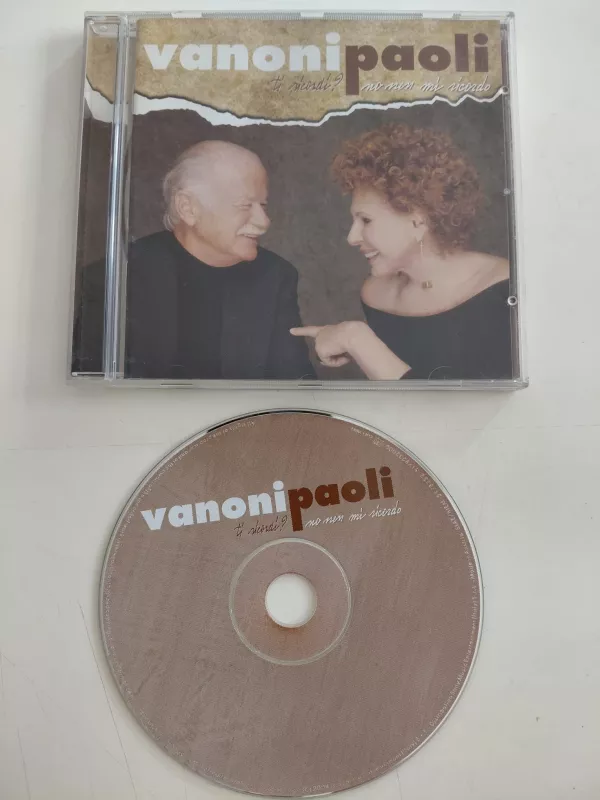 Vanoni / Paoli  – Ti Ricordi? No Non Mi Ricordo - 2004 İtalya   Basım - CD Albüm-2.el