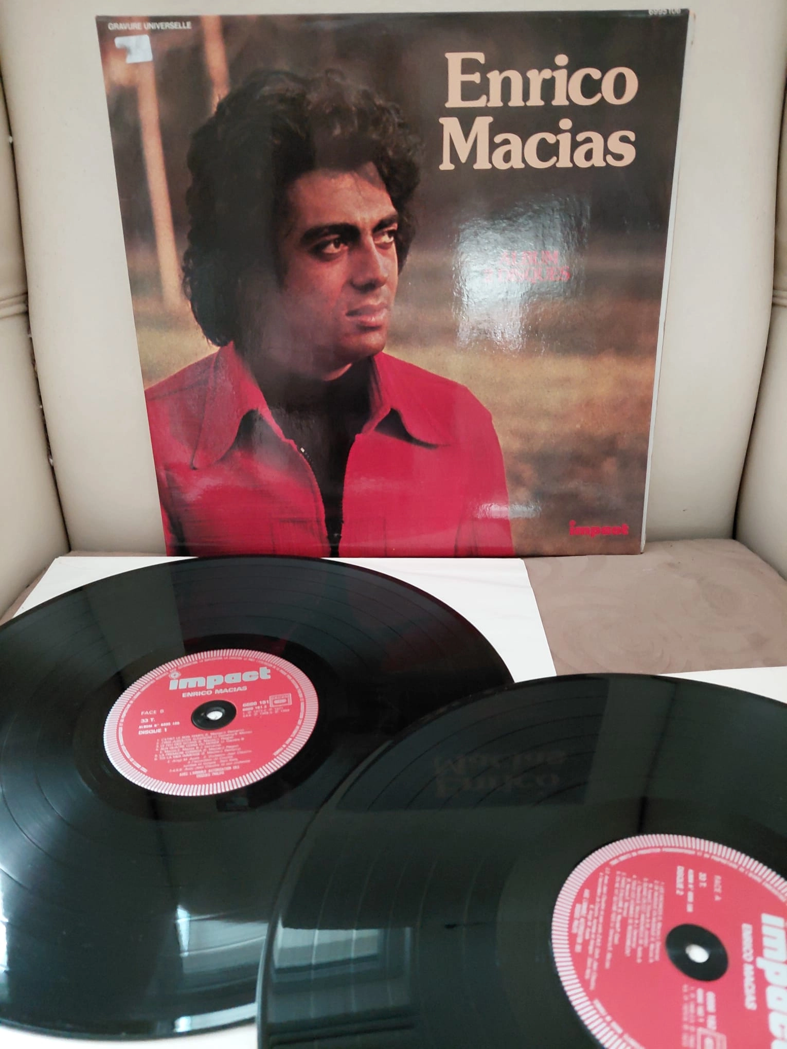 Enrico Macias – Enrico Macias - 1977 Fransa Basım 2xLP Plak