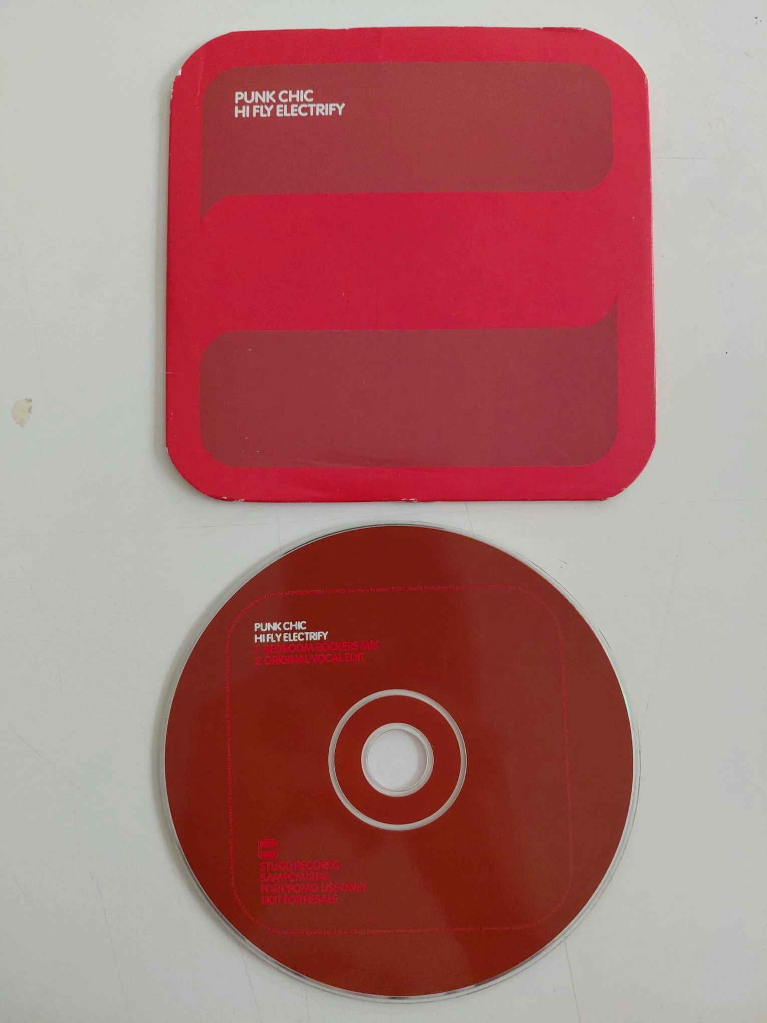 Punk Chic – Hi Fly Electrify -  2002  Avrupa Basım -  CD, Single, Promo-2.el