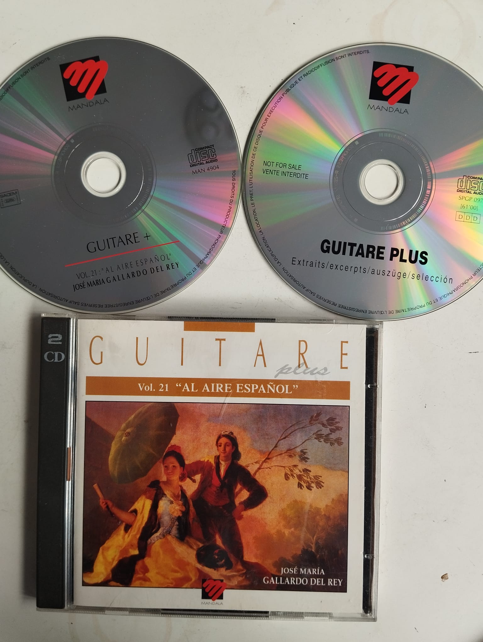 José María Gallardo Del Rey – Guitare Plus, Vol. 21 ’’Al Aire Espanol - Almanya Basım - 2. El 2xCD 