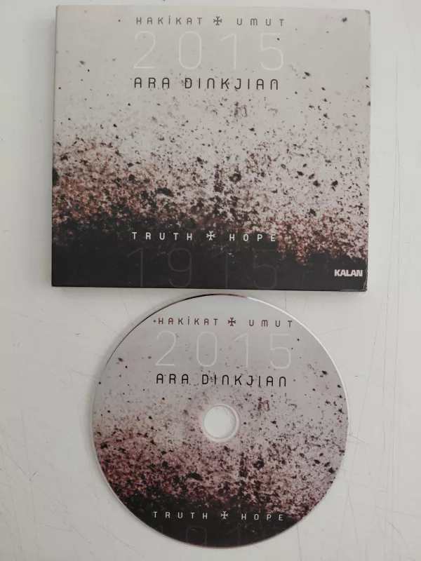 Ara Dinkjian – 1915-2015 Hakikat Umut / Truth Hope - 2015 Türkiye Basım - CD Albüm-2.el