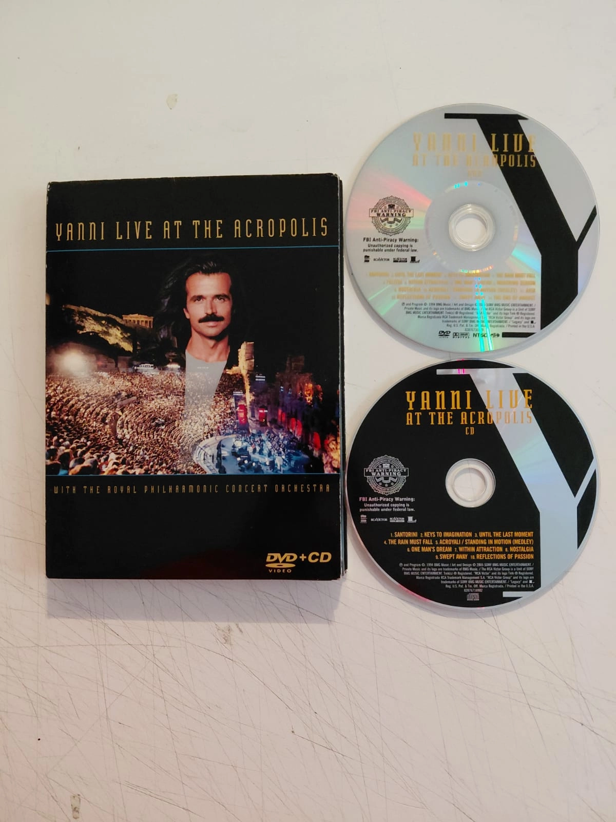 Yanni - Live At The Acropolis - 2005 USA Basım - DVD+ CD-2.el
