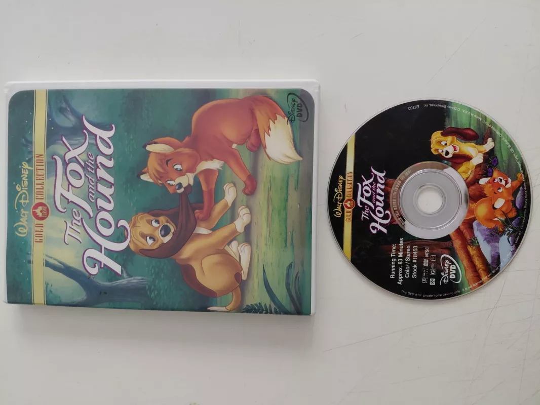 The Fox and the Hound  - DVD Animasyon /1. Bölge-Türkçe altyazı yoktur-2.el