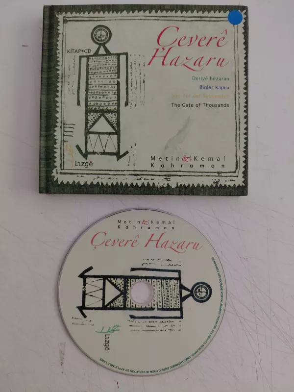 Metin & Kemal Kahraman –  Çeverê Hazaru -  2006 Türkiye  Basım CD + Kitapçık/Kürtçe-2.el