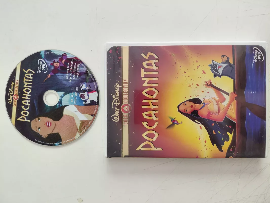 POCAHONTAS  - DVD Animasyon /1. Bölge-Türkçe altyazı yoktur-2.el