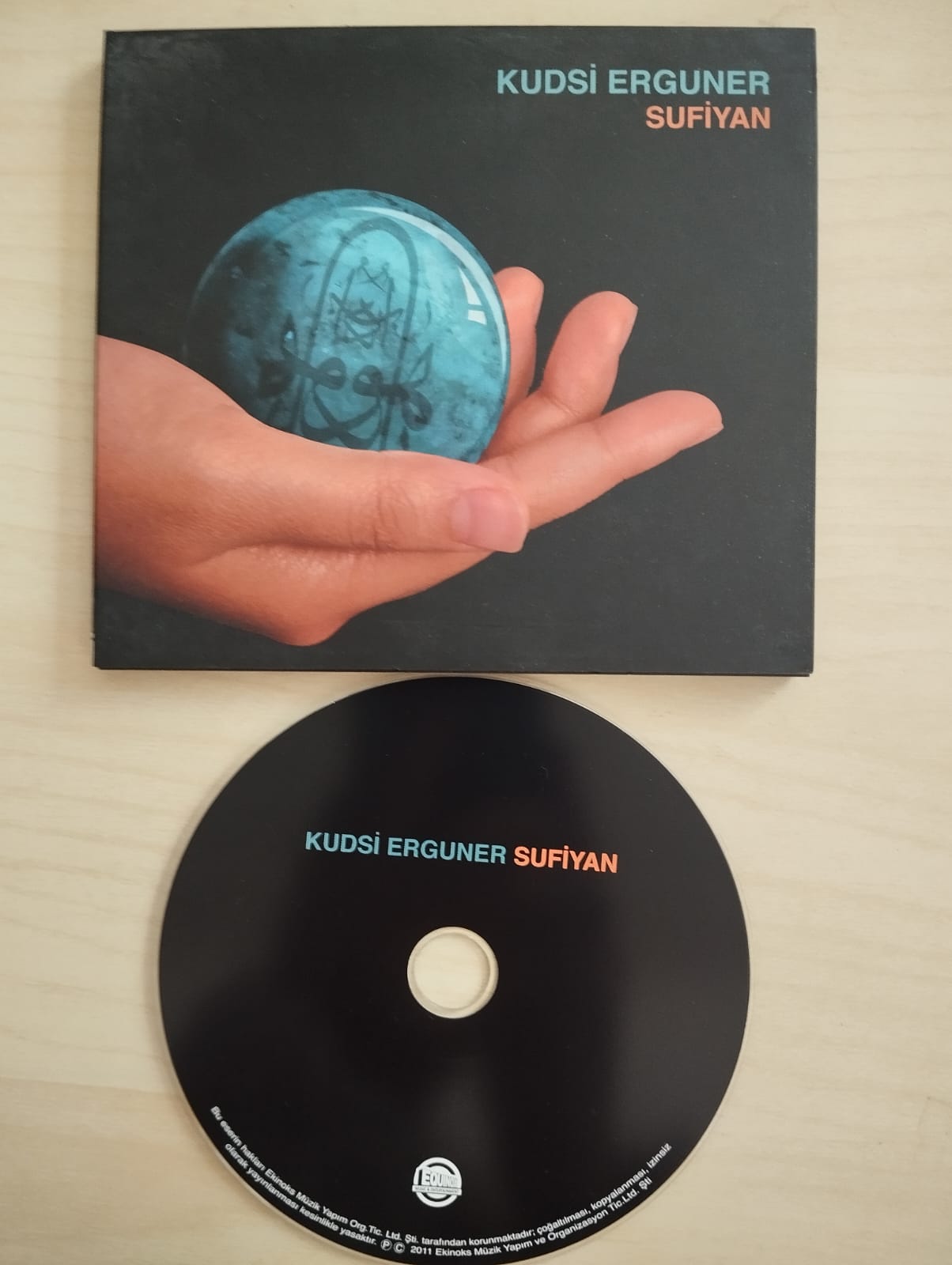 Kudsi Erguner – Sufiyan  -  2011  Türkiye Basım - CD  Albüm-2.EL